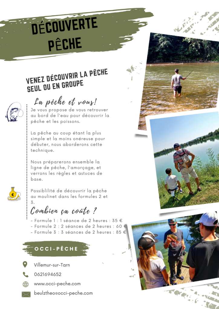 Découverte pêche
Initiation pêche